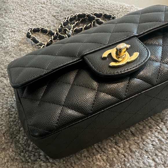 Chanel Rectangular Mini Caviar Black (SOLD) - Picture 9 of 14